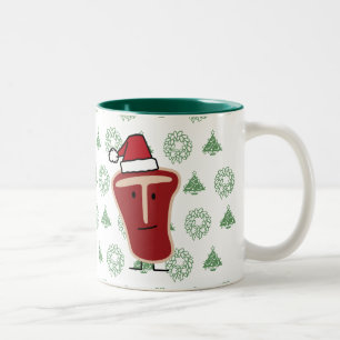Tasse 2 Couleurs Protéine de viande de bifteck à l'os de casquett