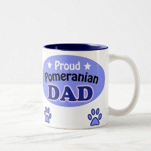 Tasse 2 Couleurs Proud Pomeranian Dad