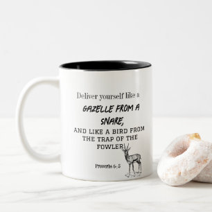 Tasse 2 Couleurs Proverbes 6 : 5