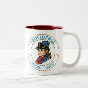 Tasse 2 Couleurs Providence Rhode Island Colonial