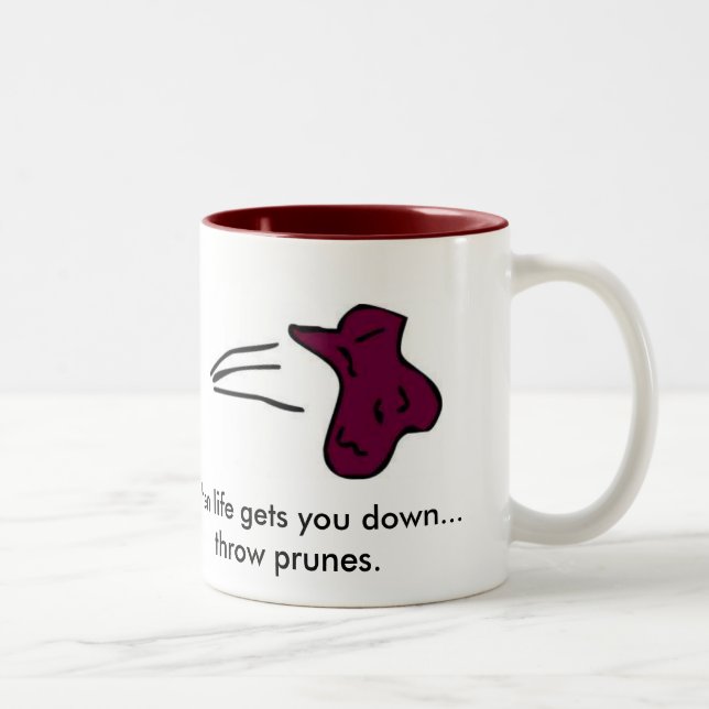 Tasse 2 Couleurs Pruneau volant (Droit)