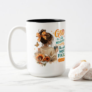Tasse 2 Couleurs Psaume 46:5...