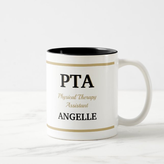 Tasse 2 Couleurs PTA (Assistant en physiothérapie) (Droit)