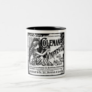 Tasse 2 Couleurs Publicité tonique vintage Wincarnis