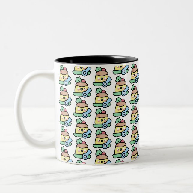 Tasse 2 Couleurs pudding de noël (Gauche)