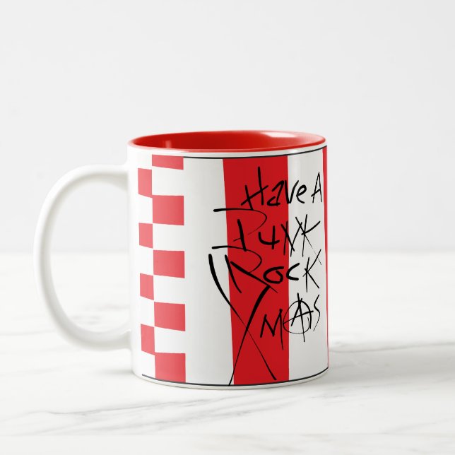 Tasse 2 Couleurs Punk Rock Xmas (Gauche)