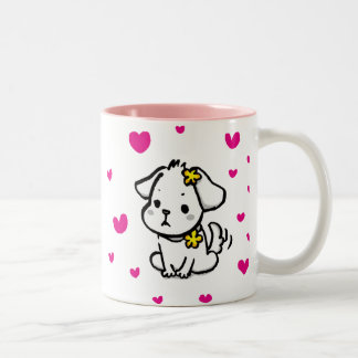 Tasse 2 Couleurs puppy cup