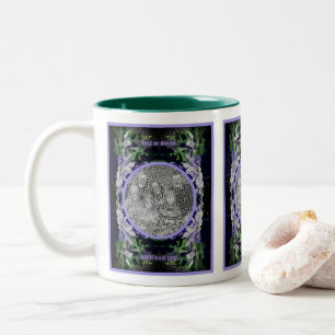 Tasse 2 Couleurs Purple Clematis Sur Le Cadre De Clôture Ajouter Vo