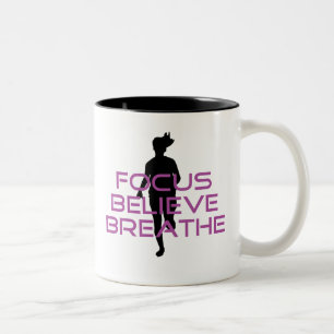 Tasse 2 Couleurs Purple Focus Croire Respirer