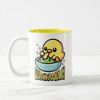 Tasse 2 Couleurs Quackamole ! Cute Canard Guacamole