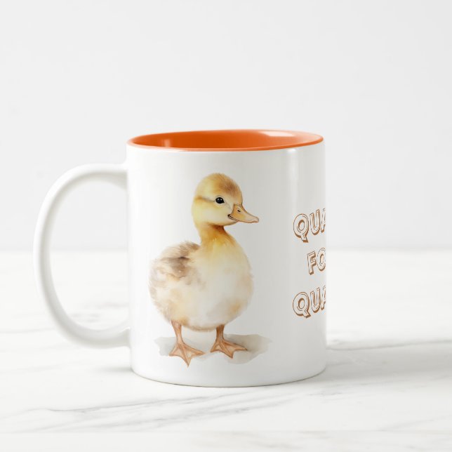 Tasse 2 Couleurs Quackers for my quackers (Gauche)