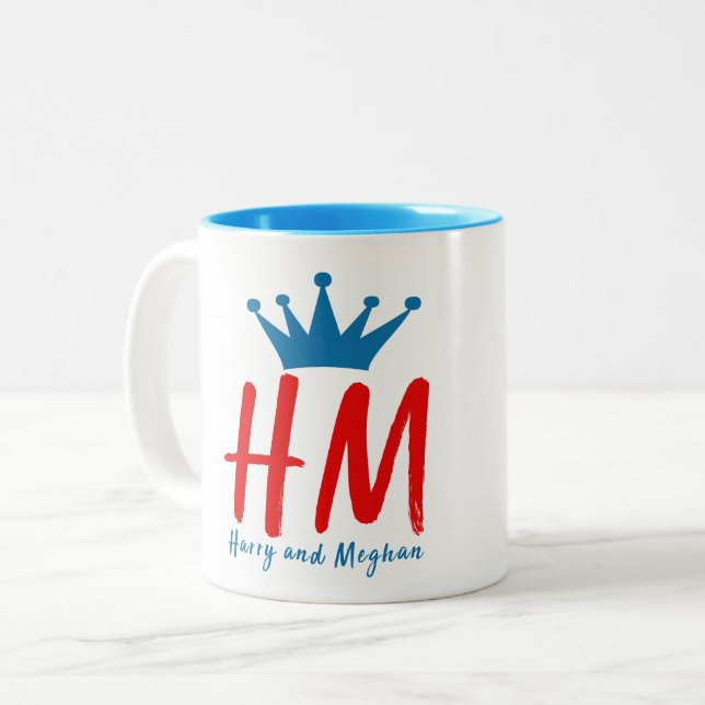 Tasse 2 Couleurs Quand Harry a rencontré Meghan (Devant gauche)