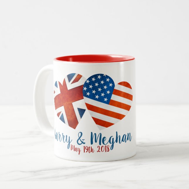 Tasse 2 Couleurs Quand Harry a rencontré Meghan (Devant gauche)