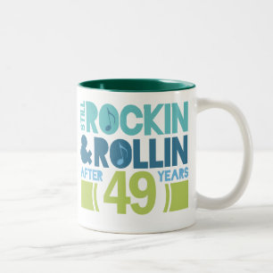 Tasse 2 Couleurs quarante-neuvième Cadeau de mariage d'anniversaire