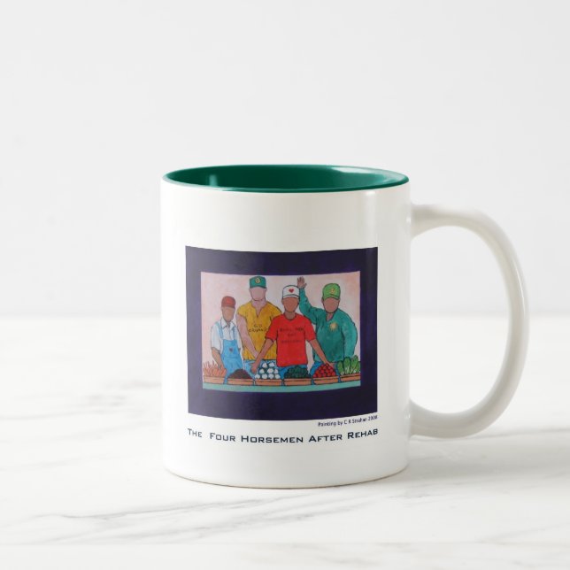Tasse 2 Couleurs Quatre cavaliers après réadaptation (Droit)