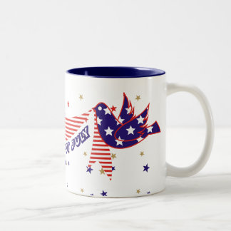 Tasse 2 Couleurs Quatrième 4 juillet de cafés