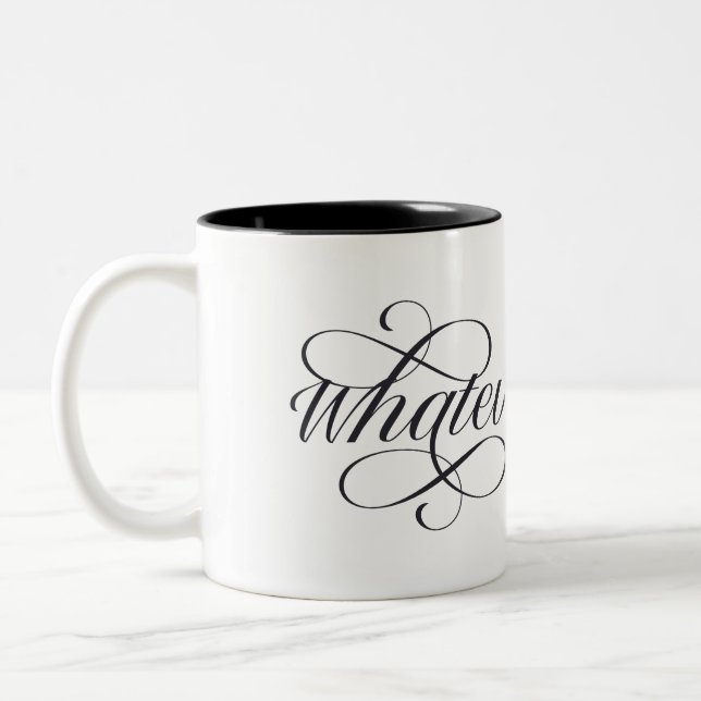 Tasse 2 Couleurs Que Ça Arrive (Gauche)