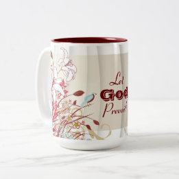 Tasse 2 Couleurs Que Dieu l'emporte, Russell M Nelson Citation de l