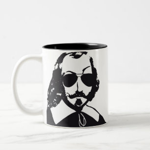 Tasse 2 Couleurs Québec Samuel Champlain Hipster lunettes de soleil