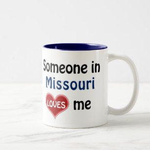 Tasse 2 Couleurs Quelqu'un au Missouri m'aime