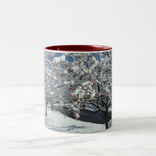 Tasse 2 Couleurs Qu'il neige, qu'il neige, que le nez coule