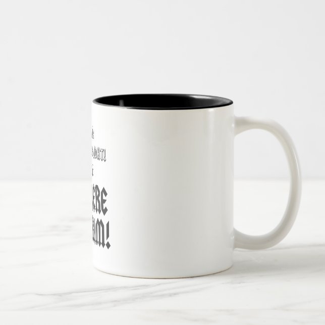 Tasse 2 Couleurs qu'il y ait du pourri (Droit)