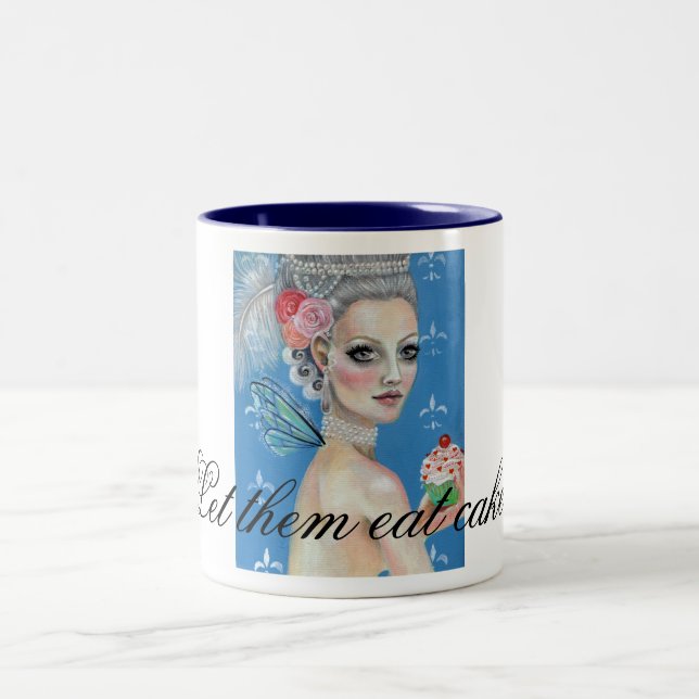 Tasse 2 Couleurs Qu'ils mangent du gâteau (Centre)