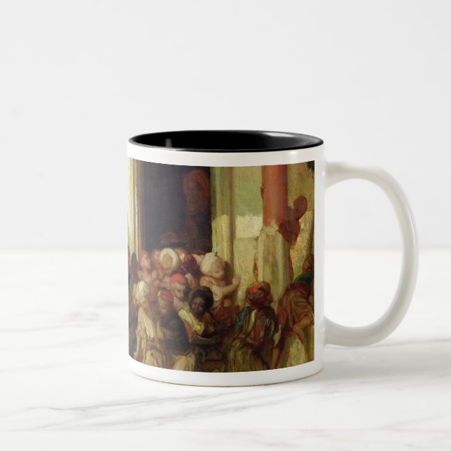 Tasse 2 Couleurs Quitter l'école turque (Droit)