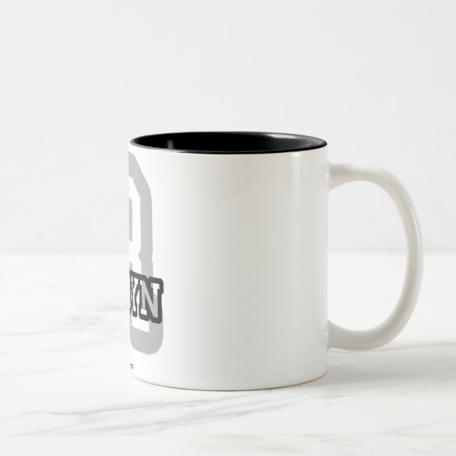 Tasse 2 Couleurs R est pour Robyn (Droit)