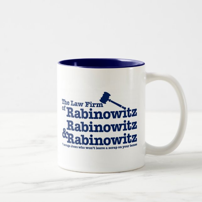 Tasse 2 Couleurs Rabinowitz Rabinowitz et Rabinowitz (Droit)