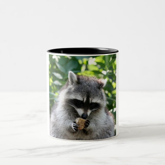 Tasse 2 Couleurs Raccoon 004 (Centre)