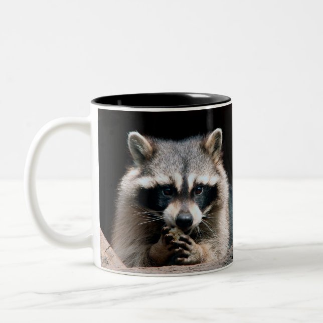Tasse 2 Couleurs Raccoon 004 (Gauche)