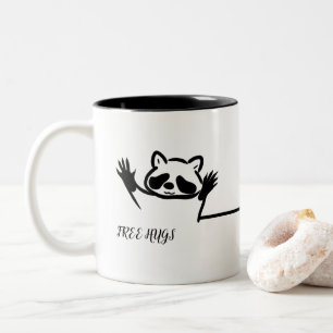 TASSE 2 COULEURS RACCOON DE HUGS GRATUIT