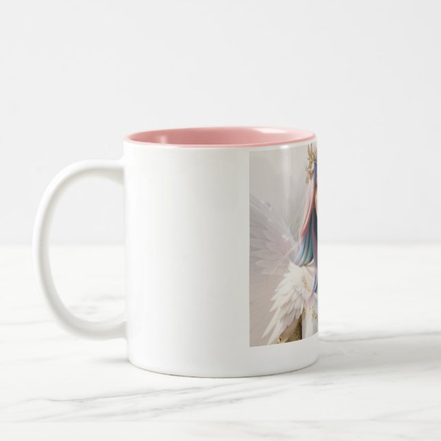 Tasse 2 Couleurs Racontez l'histoire de l'article et expliquez pour (Gauche)