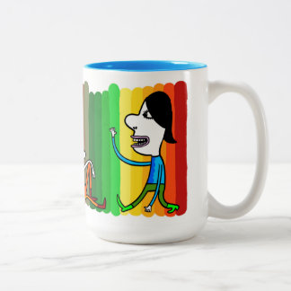 Tasse 2 Couleurs Rainbow hello