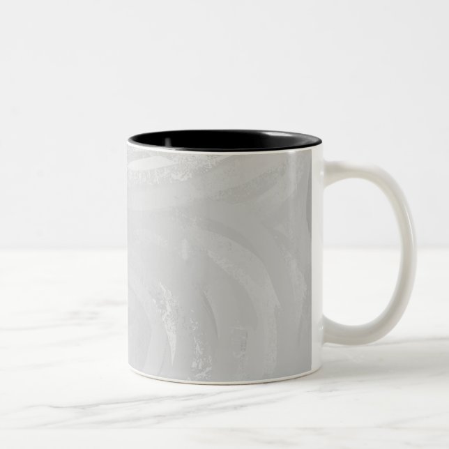 Tasse 2 Couleurs Rainy Sky Grey Swirl (Droit)