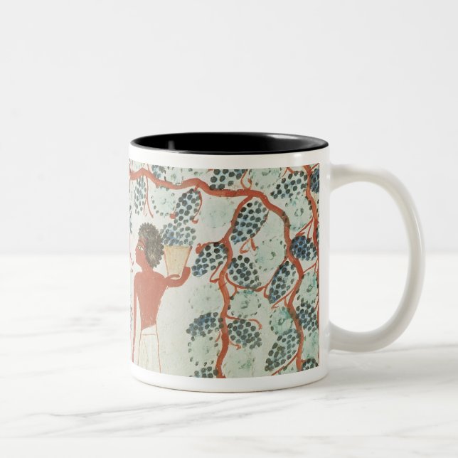 Tasse 2 Couleurs Raisins de cueillette, de la tombe de Nakht (Droit)
