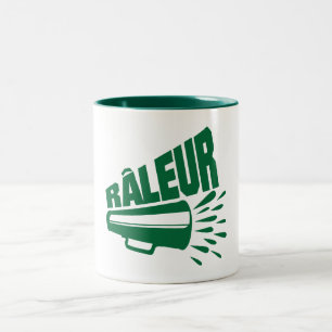 Tasse 2 Couleurs raleur porte voix citation humour