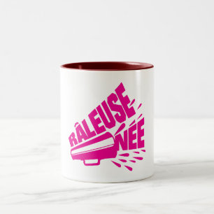 Tasse 2 Couleurs raleuse nee citation porte voix