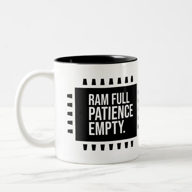 Tasse 2 Couleurs Ram full patiencie empty (Gauche)