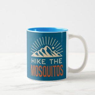 Tasse 2 Couleurs Randonnée dans la chaîne Mosquito Colorado Sunburs