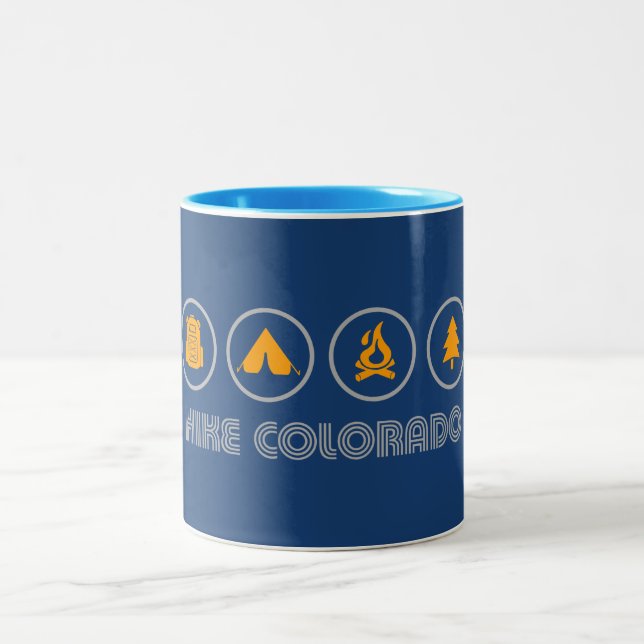 Tasse 2 Couleurs Randonnée dans le Colorado (Centre)