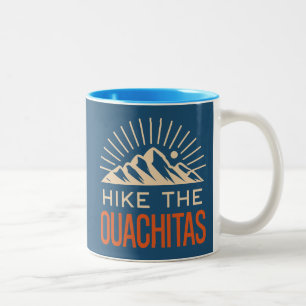Tasse 2 Couleurs Randonnée dans les montagnes Ouachita Arkansas Sun