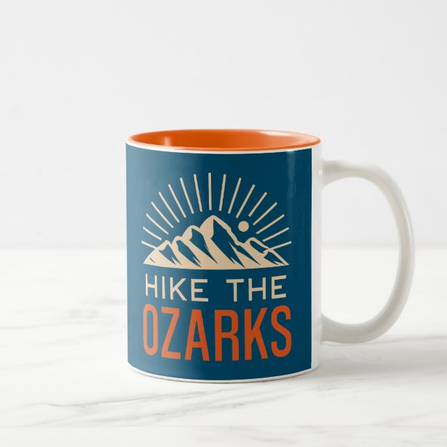 Tasse 2 Couleurs Randonnée Le Sunburst D'Ozarks (Droit)