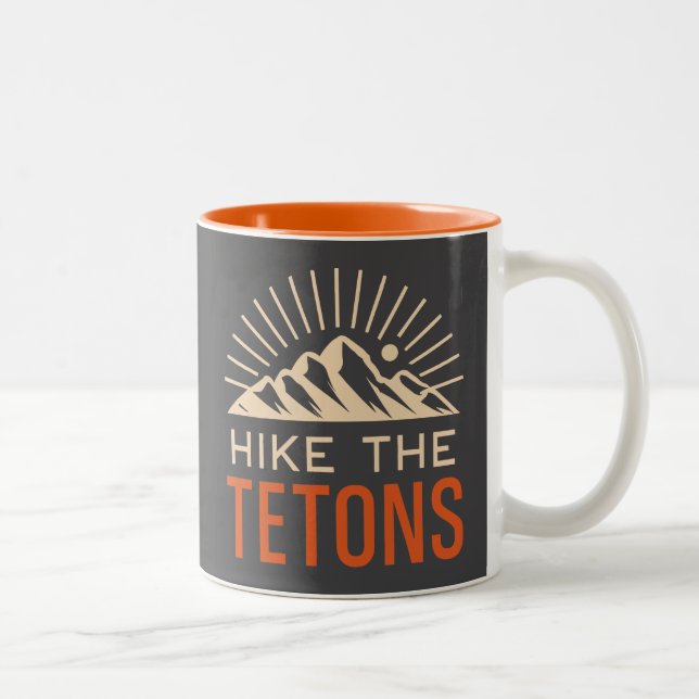 Tasse 2 Couleurs Randonnée The Tetons Sunburst (Droit)