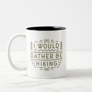 Tasse 2 Couleurs Randonneur drôle amateur de randonnée citations sa