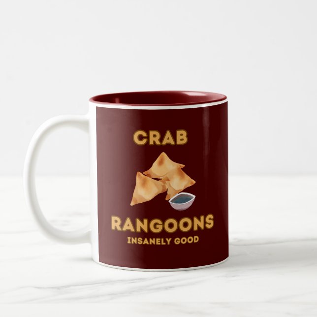 Tasse 2 Couleurs Rangoon de crabe délirant (Gauche)
