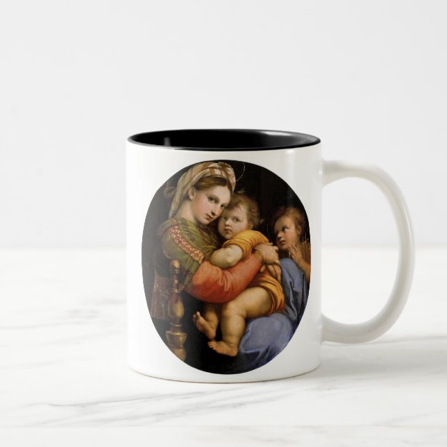 Tasse 2 Couleurs Raphael , Madonna della seggiola (Droit)