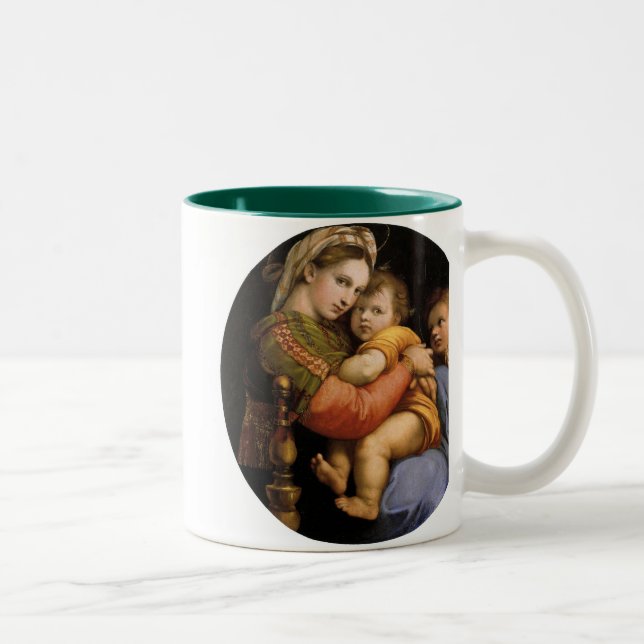 Tasse 2 Couleurs Raphael , Madonna della seggiola (Droit)