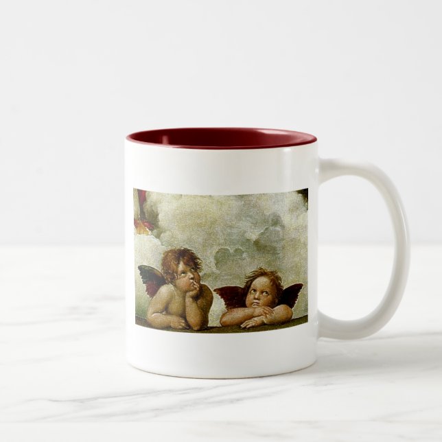 Tasse 2 Couleurs Raphael "Sistine Madonna" (circa 1513) (détail) (Droit)